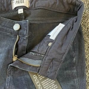 Paige Skyline Straight Women's Jeans Midlake Mid Rise Size 24 NWT